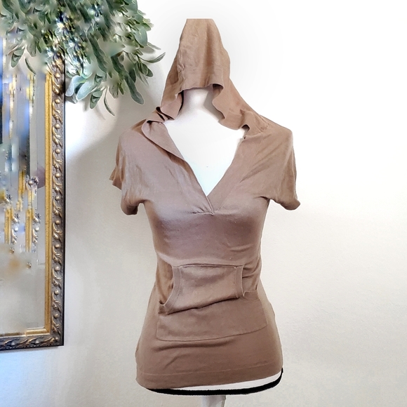 💓SOLD💓Trina Turk Silk Hood Pocket Kangaroo - Picture 4 of 11